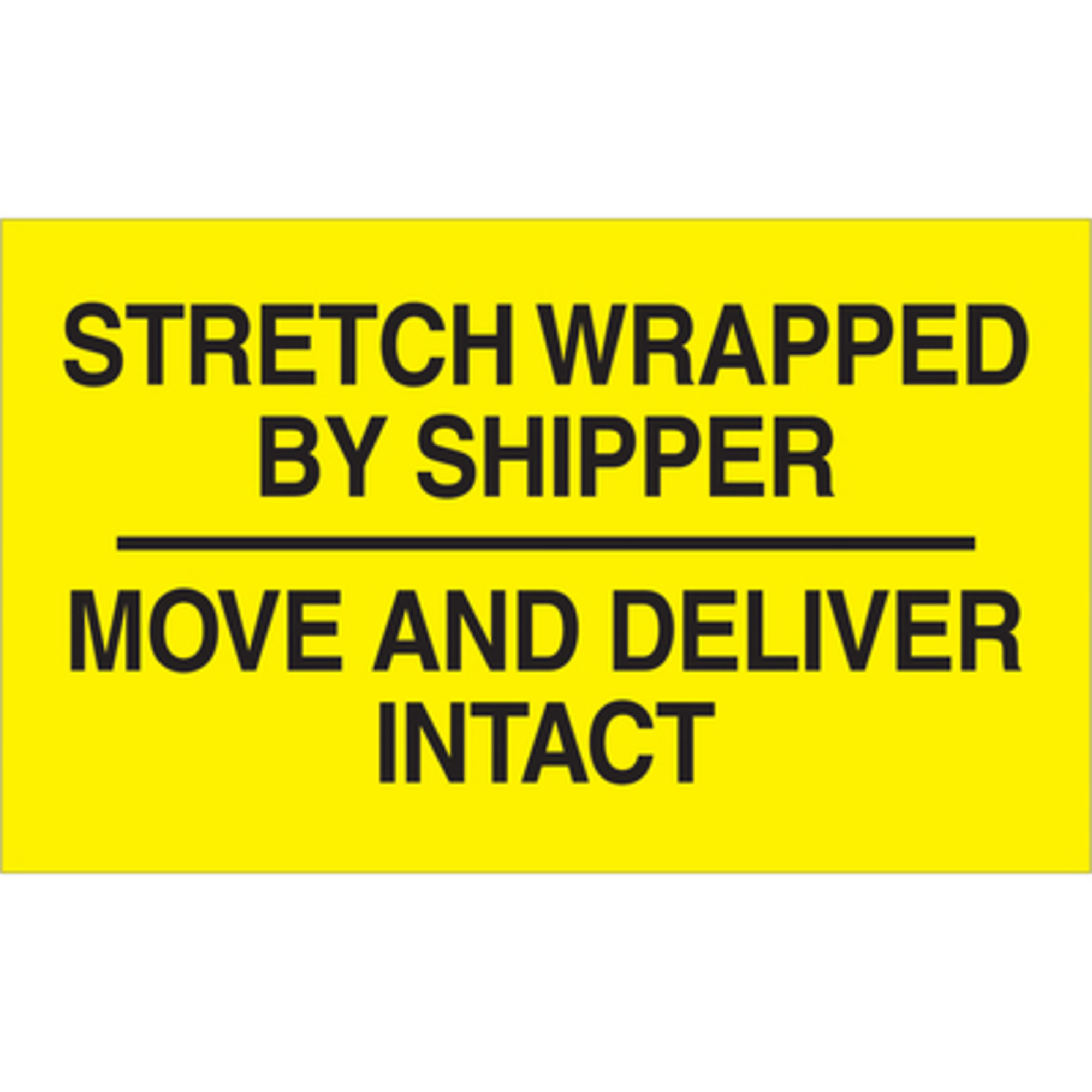 Stock Packaging Stretch Wrap — 3in. x 5in., 500/Case, Model# DL3172